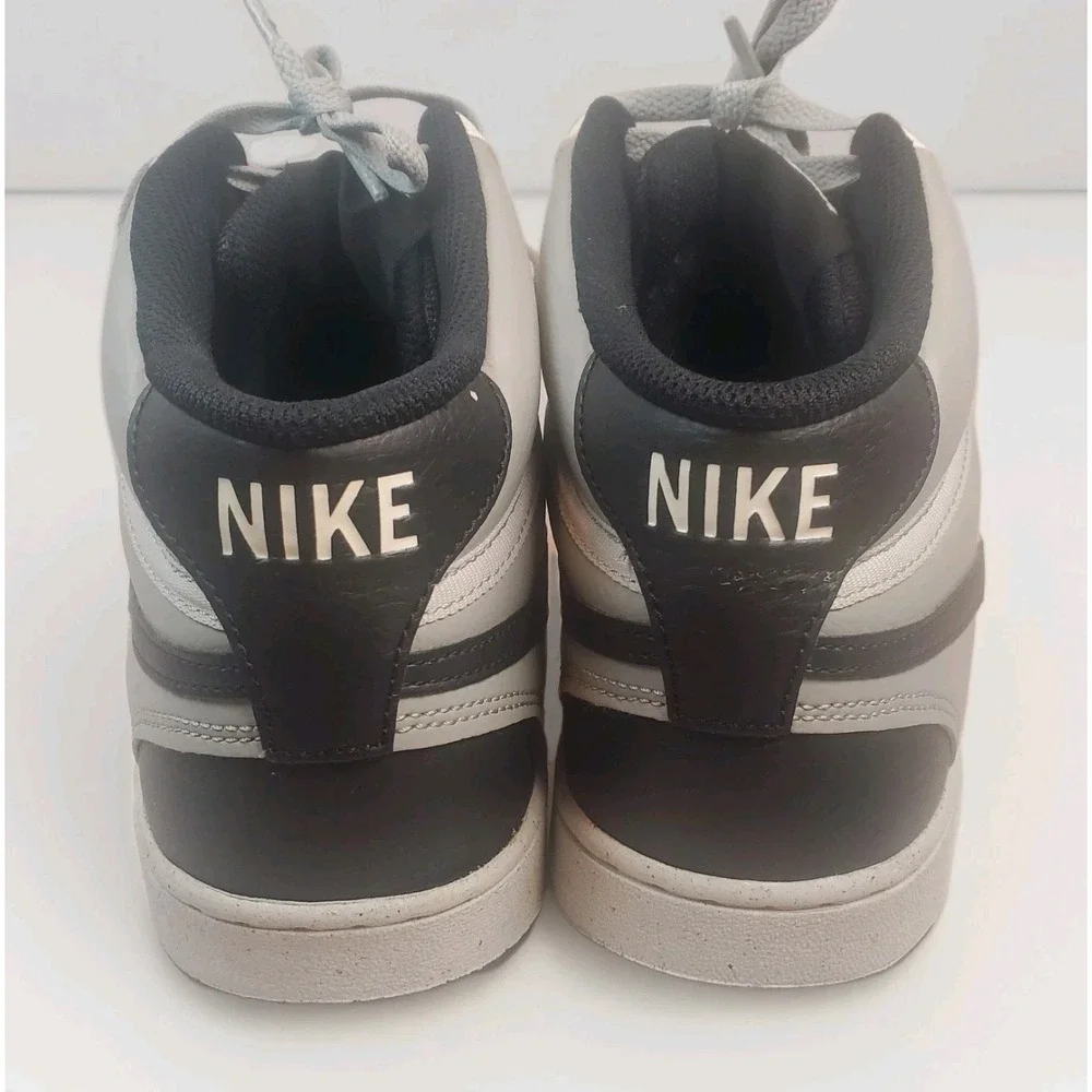 Men's Nike Court Vision Mid NN Lt Smoke Grey/Black-Sail Size‎ 9 Basketball